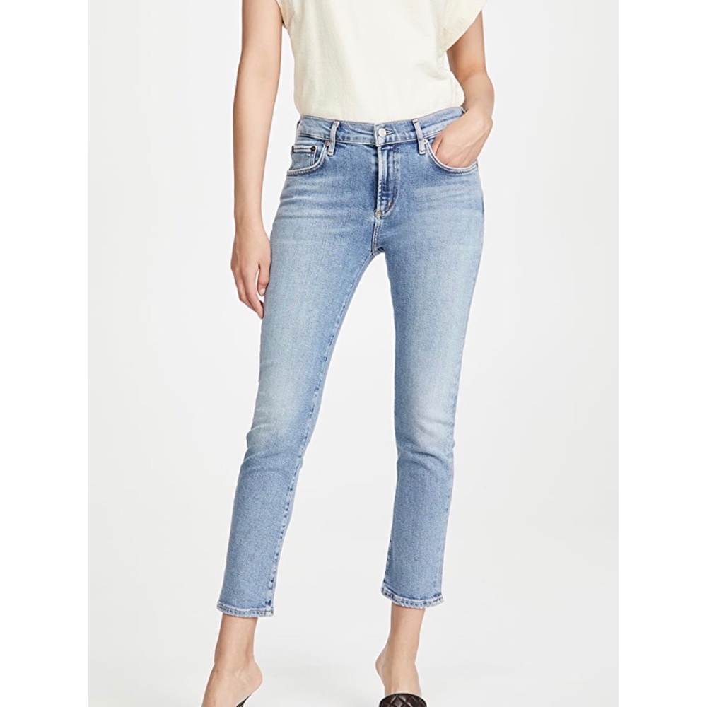 Agolde Toni Mid Rise Straight Jeans